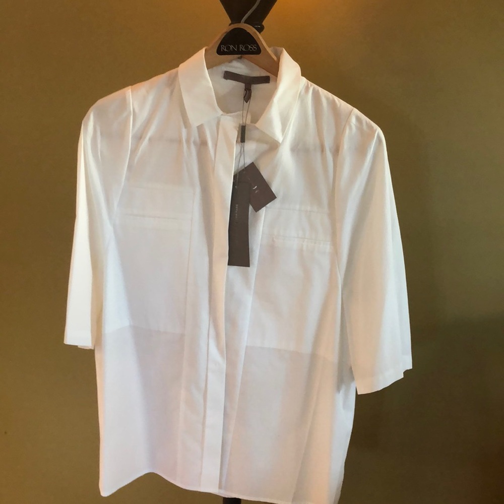 Hailstones heritage new, white, short sleeve shirt